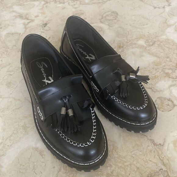 Seven7 Tassel Faux Leather Loafers - Picture 3 of 12